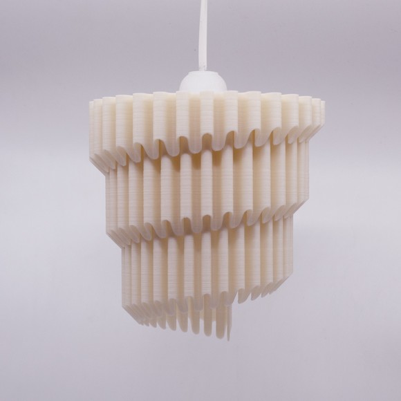 Unfurling Ripple Chandelier | Home Decor | Gift Idea | Industrial - Picture 1 of 11
